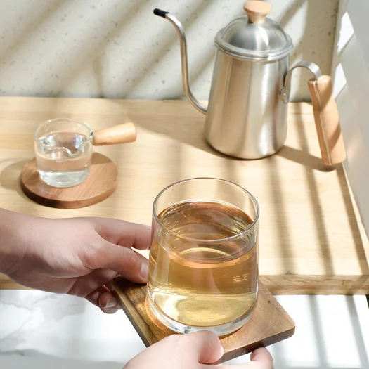 キッチン雑貨 木製 北欧風 食器 コースター 鍋下敷き パッド シンプル ベーシック お皿 小物 トレー