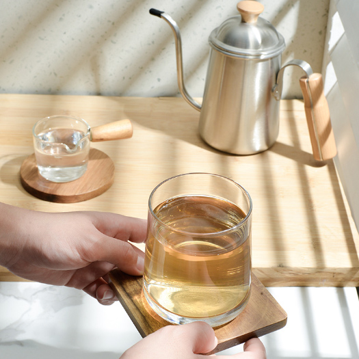 キッチン雑貨 木製 北欧風 食器 コースター 鍋下敷き パッド シンプル ベーシック お皿 小物 トレー